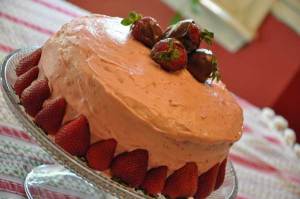 decorated-strawberry-cake